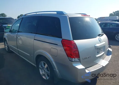 2007 Nissan Quest 3.5 Se z USA, uszkodzony, nr VIN 5N1BV28U17N137843